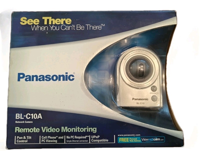 Panasonic BL-C10A Network Camera Remote Video Monitoring – Open box