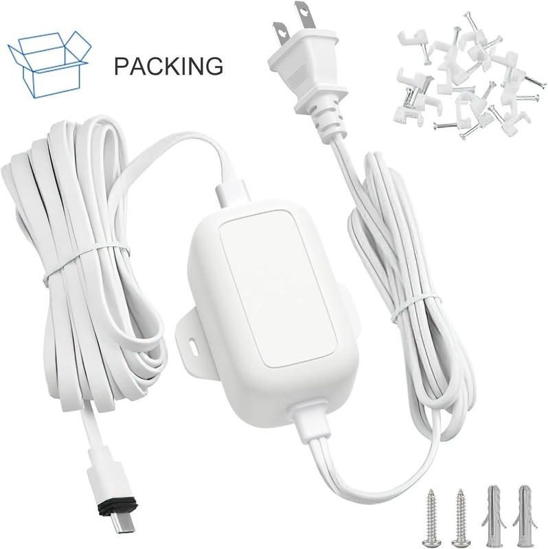 Weatherproof 25ft USB-C Power Cable for Spotlight Cam Plus Pro Outdoor Use White gallery
