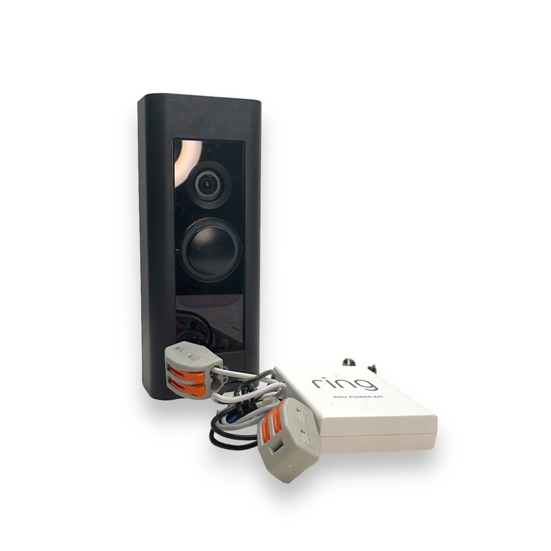 Ring Video Doorbell Pro, Pro Power Kit, 3D Motion Detection & Audio Black
