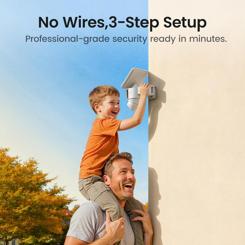 T2 Pro Security Cameras Wireless Outdoor, 3K Dual Cam No Blind Spot Security Cam gallery