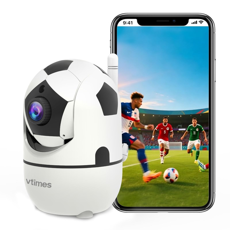 1080P Pan/Tilt Indoor Camera Wireless, WiFi Cameras for Home Security with Mo…