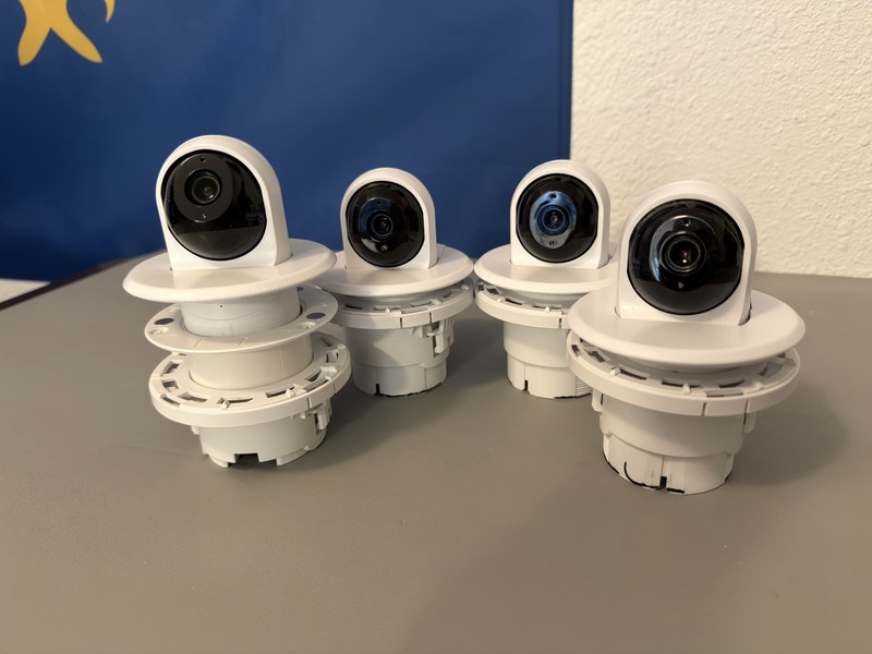 LOT OF 4 Ubiquiti UniFi G3 Flex Compact PoE Cameras