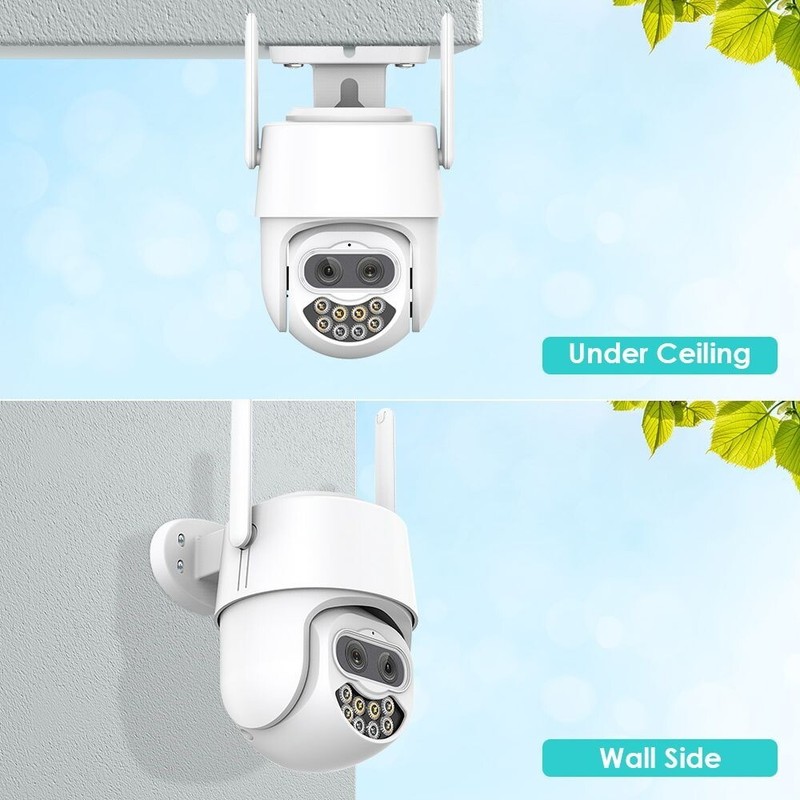 8MP WiFi Surveillance Camera 8X Digital Zoom Outdoor Video Security PTZ Camera gallery