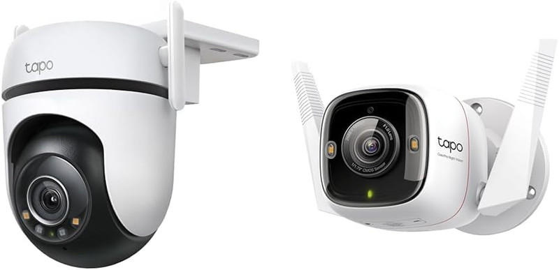 Tp-Link 360° 2K QHD Pan/Tilt Outdoor Security Camera Bundle with Colorpro 2K QH gallery