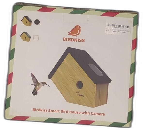 Birdkiss Smart Hummingbird House With Camera Solar Powered, 3mp Hd Live View
