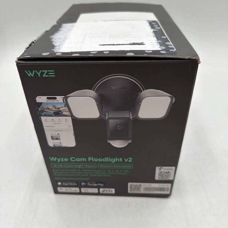 Wyze Cam Floodlight V2 Motion-Activated 2K HD Color Night Vision Camera gallery