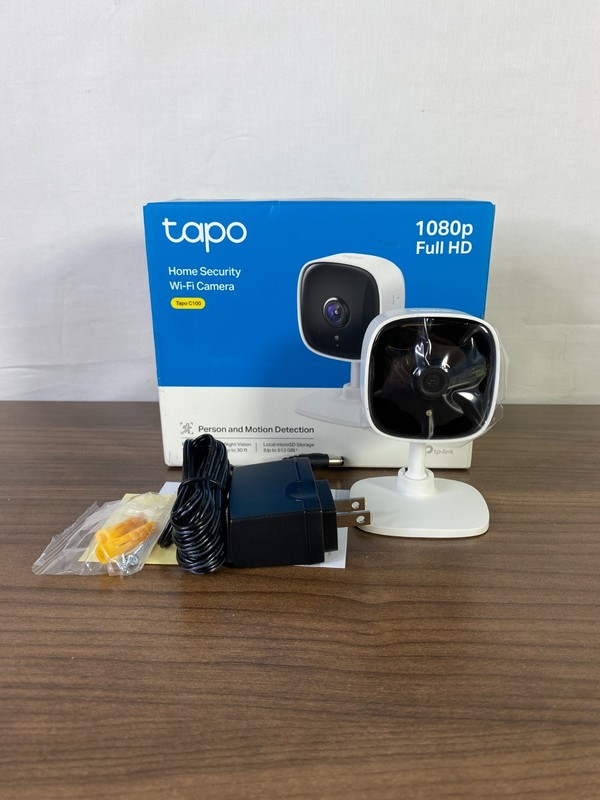TP-Link Tapo C100 White 1080p Full HD Night Vision Wi-Fi Security Camera