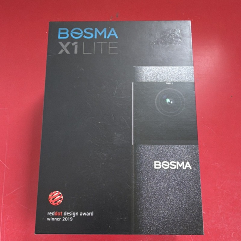 BOSMA X1 LITE Indoor Camera, Motion Detection, Wi-Fi, Alexa, Black