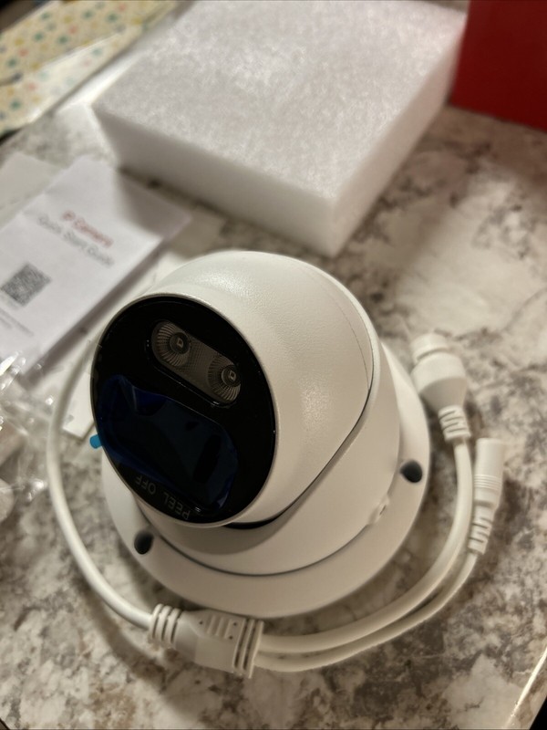 8MP Full Color 2.8mm Fixed Lens IP Network Turret Security Camera built-in Mic gallery