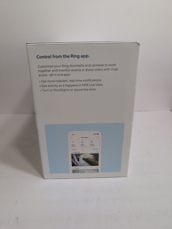 Ring Floodlight Cam Wired Pro with Motion Activated 1080p HD Video Black gallery