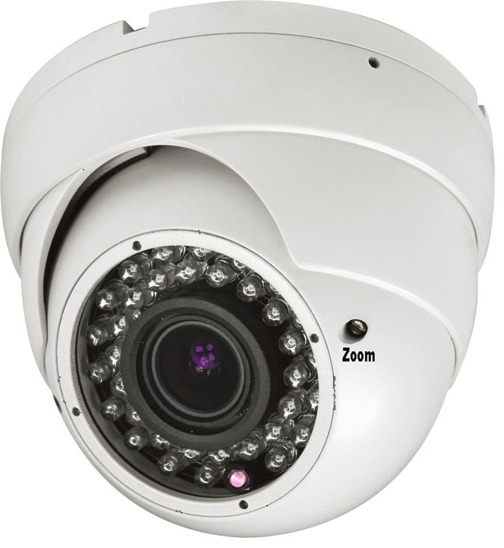 AM 1800TVL 36IR LED 2.8-12mm Varifocal Lens Dome Surveillance Security Camera 4 gallery