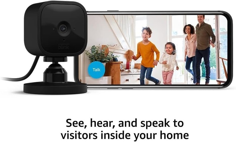 Blink Mini Indoor Security Camera 3‑Pack with Motion Detection and Alexa MINI3PK gallery