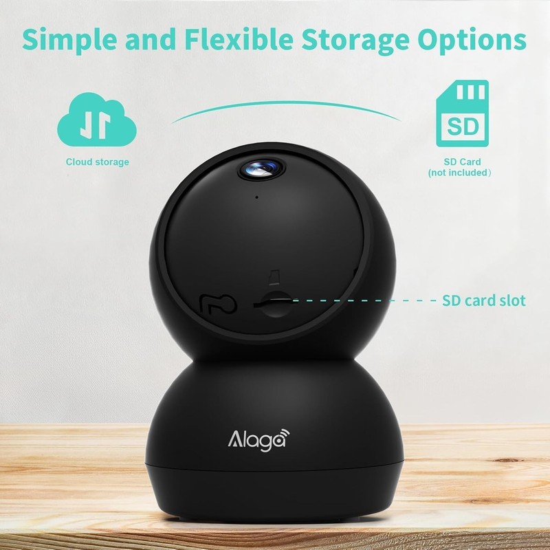Security Camera, 2K HD Indoor Security Camera, 360 Degree Pan/Tilt Pet Camera... gallery