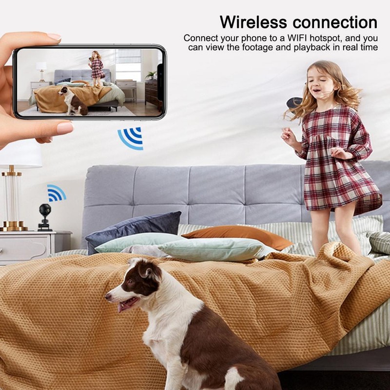 Mini Wireless Camera HD WIFI,Night Vision, Motion Detection, Security Monitoring gallery