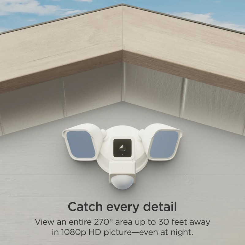 Roku Smart Home Floodlight Camera SE Wi-Fi Connected, Wired Surveillance Camera gallery