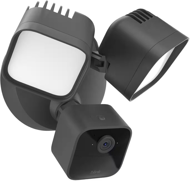 Blink - Outdoor Wired 1080p Security Camera with Floodlight - Black gallery