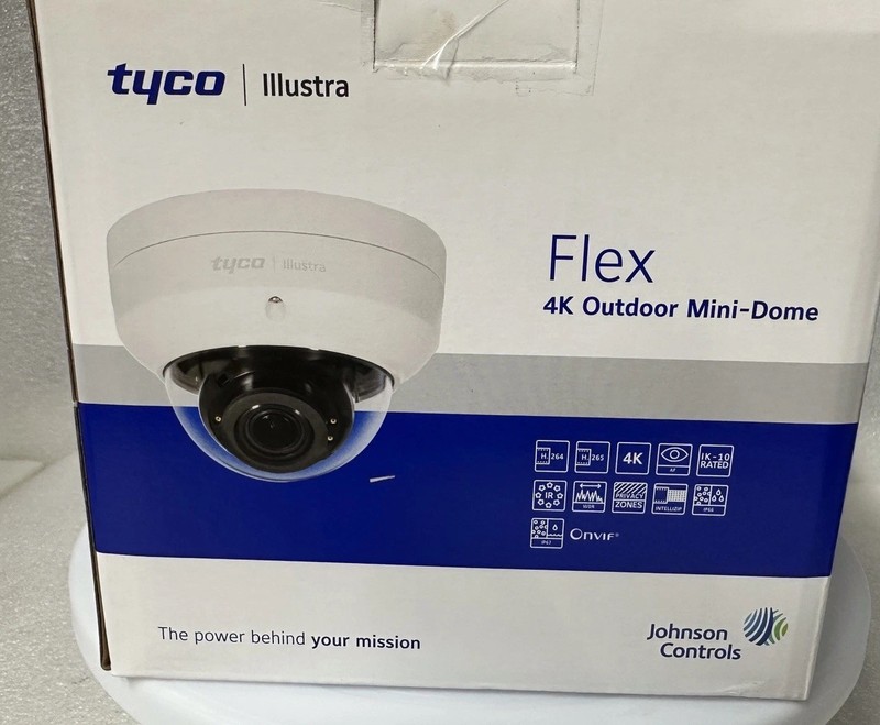 Tyco Illustra Flex IFS08-D22-OI03 Security IP Camera W/ 4.17-9.48mm 8MP 4K NEW!