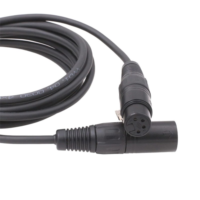 XLR 4 Pin Camera Monitor Power Supply Extension Cable Male to Female 3 Meters gallery
