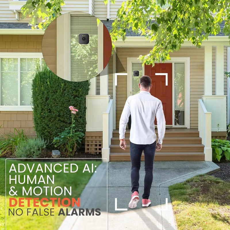2K Window Security Camera 3MP Full Color Night Vision WiFi 2.4/5GHz Indoor Mount gallery