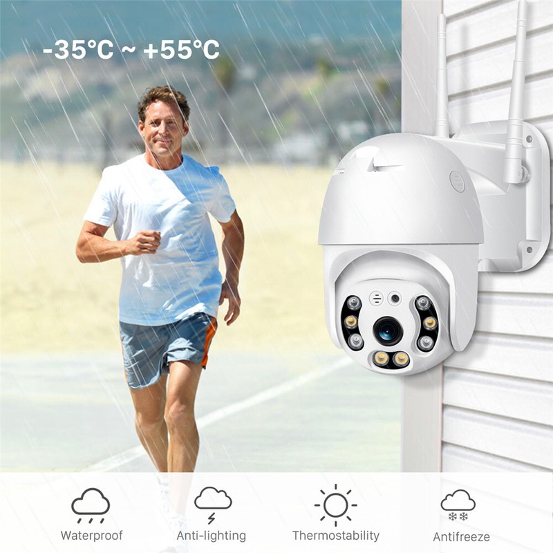 Outdoor WIFI Camera Wireless 1080P IP CCTV PTZ Home Security Remote Monitor gallery