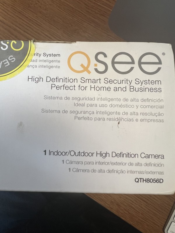 Q-SEE QTH8056D High Definition Indoor/Outdoor Dome 1080p Camera OPEN BOX