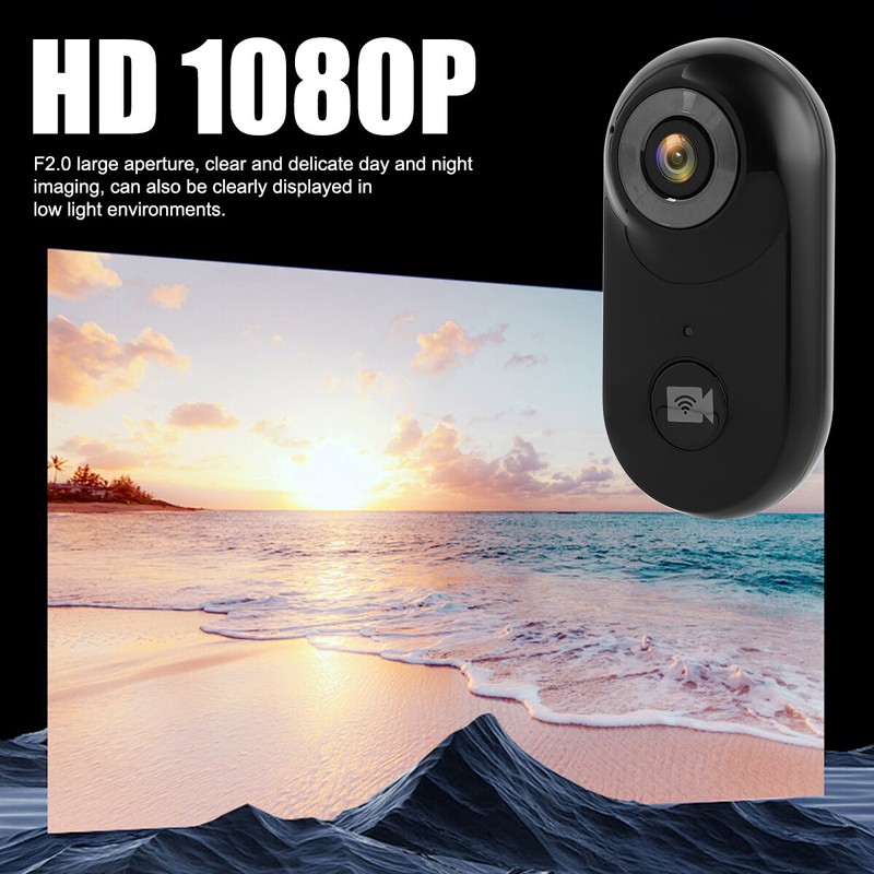 HD 1080P Mini Pet Camera Collar 32GB TF Card Loop Recording for Dogs Cat US gallery