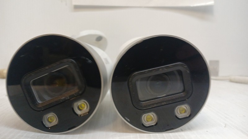 Lot of 2 Lorex E891AB-Z 4K Ultra HD Active Deterrence Bullet Security Cameras gallery