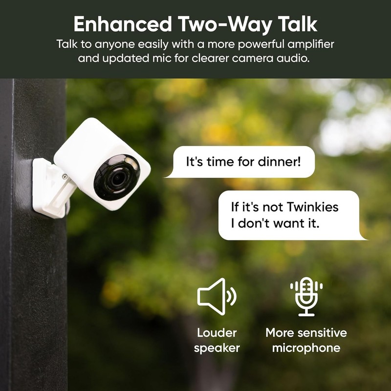 Weatherproof 2.5K Security Camera - Night Vision & No Subscription Required gallery