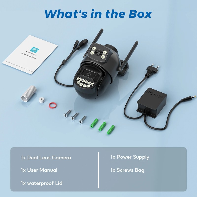 WiFi Surveillance Camera 5K 10MP Dual Lens AI Human Detection Security PTZ CCTV gallery