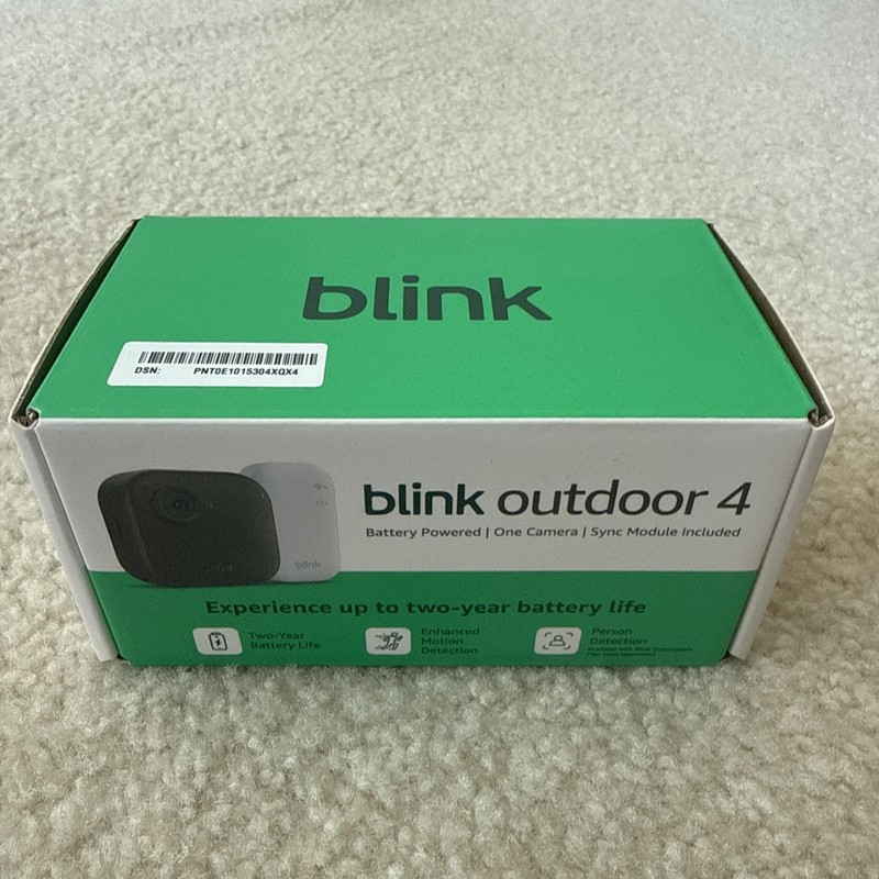 Blink Outdoor 4 Wireless Security Camera System w/ Sync Module – Brand New