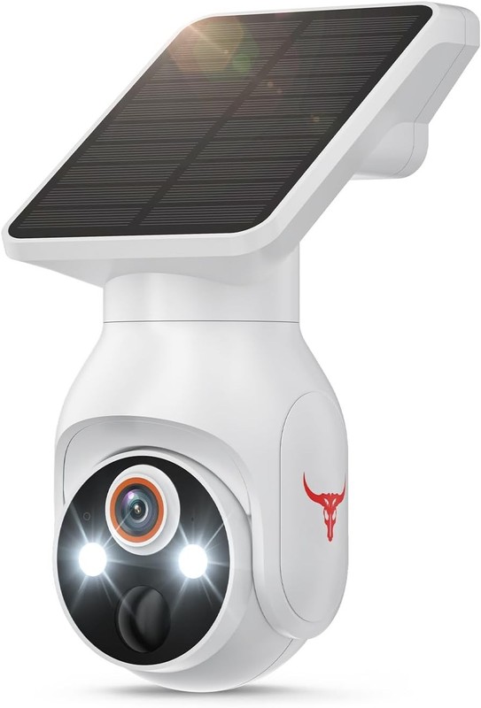 1080p Security Camera Wireless with Solar Panel, Smart AI Human Detection, 2-Way gallery