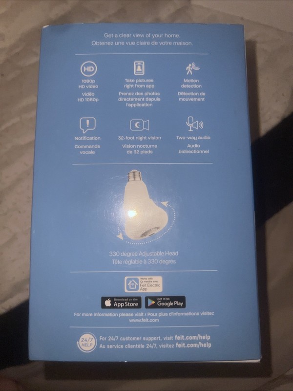 Feit Electric Smart Camera Bulb With Adjustable Head gallery