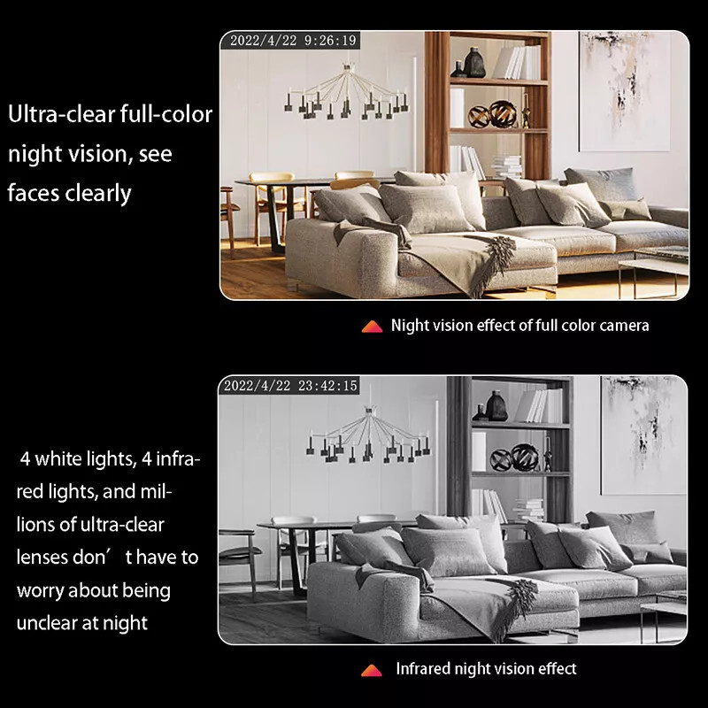 4-Pack Wireless 5G WiFi Security Camera System Smart Outdoor Night Vision 1080P gallery