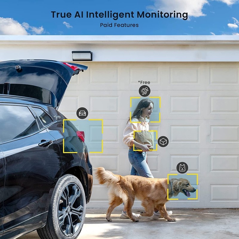 ieGeek Outdoor Wireless 5MP Solar Security Camera Home WiFi Battery CCTV System gallery