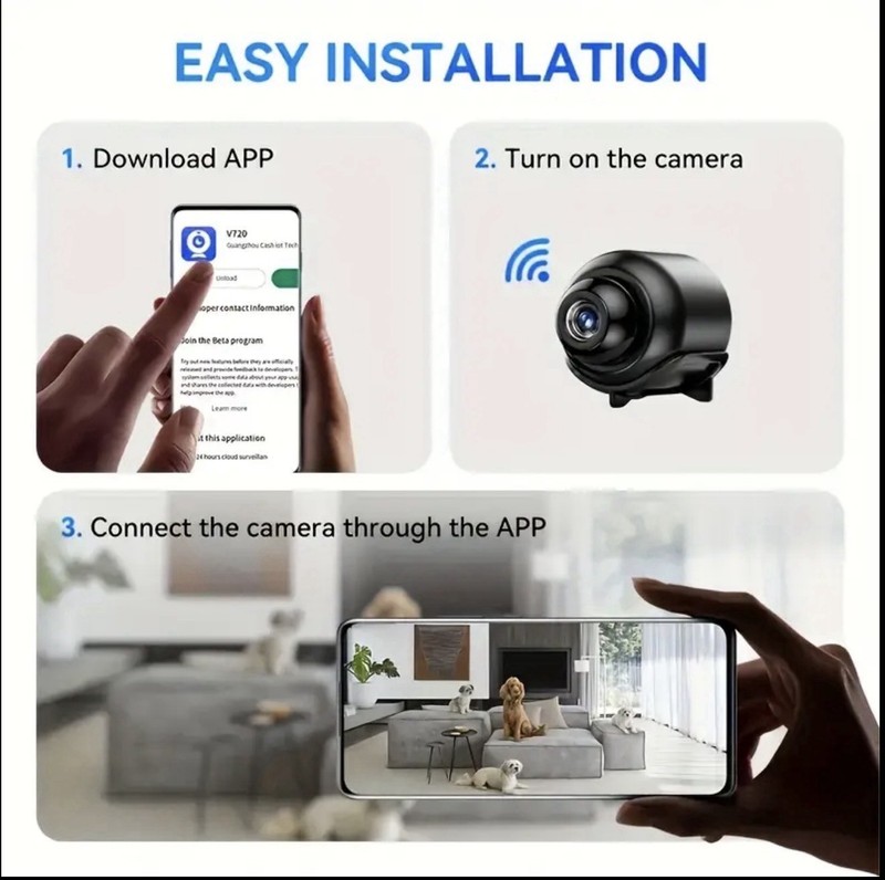Mini Camera 1080P HD Video Motion Night Vision Cam Wifi Camcorder Security DVR gallery
