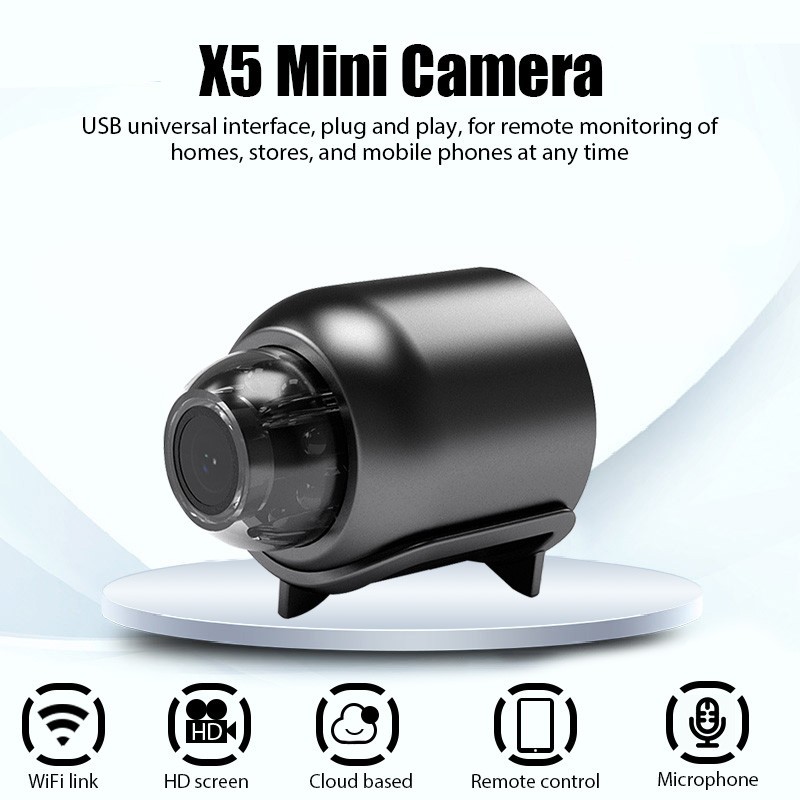 1080P Mini Camera CCTV WiFi HD IP Night Vision Camcorder Home Security Cam US gallery