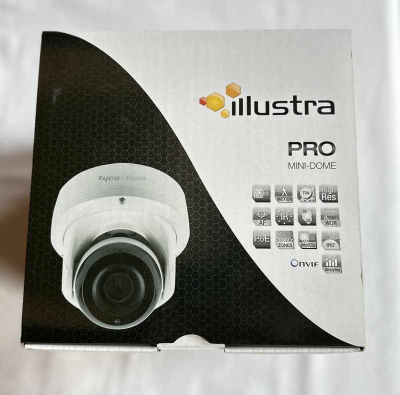 NEW Illustra Pro 3MP Mini-Dome IPS03-D12-OI03, 2.7 – 13.5mm Camera