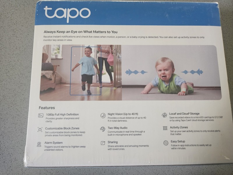 TP-Link Tapo C100 1080P Indoor Security Camera gallery