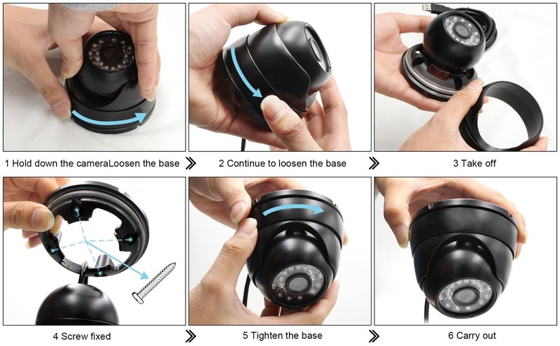 USB Dome 2MP Day Night Weatherproof Surveillance CCTV 1080P Dome Outdoor Work... gallery