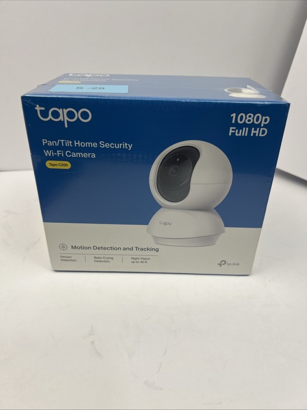 TP-Link Tapo C200 1080P Pan/Tilt Security WiFi Camera Pet Person Vehicle Motion