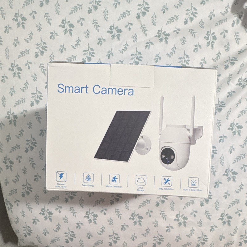 Solar Wireless Wi-Fi Outdoor Security Camera 1080p Full Color Night Vision