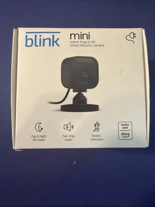 Blink BCM00300UB Mini Indoor 1080p Wi-Fi Security Camera – Black