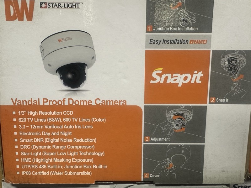 Digital Watchdog Snapit DWC-V4363D Vandal Proof Dome Camera gallery
