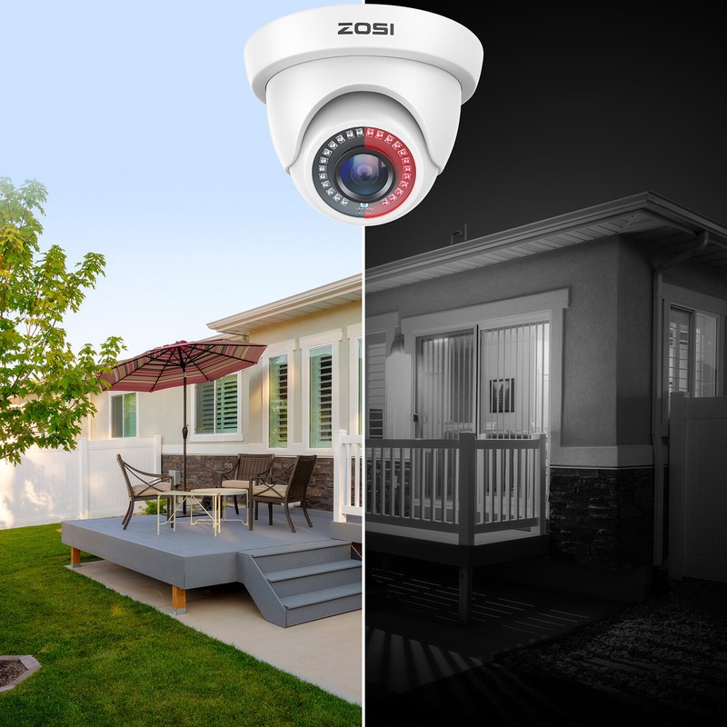 ZOSI 8CH 5MP Lite DVR 2MP Outdoor CCTV Security Camera System Wired HD IR Night gallery