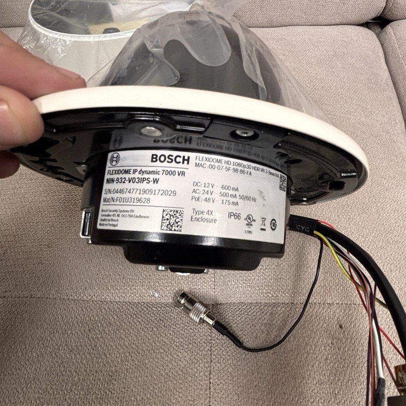 Bosch NIN-932-V03IPS-W Flexidome IP Dynamic 7000 VR Dome Camera gallery