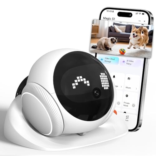 Moving Robot Camera 1080P 2-Way Audio Auto-Recharge Night Vision gallery