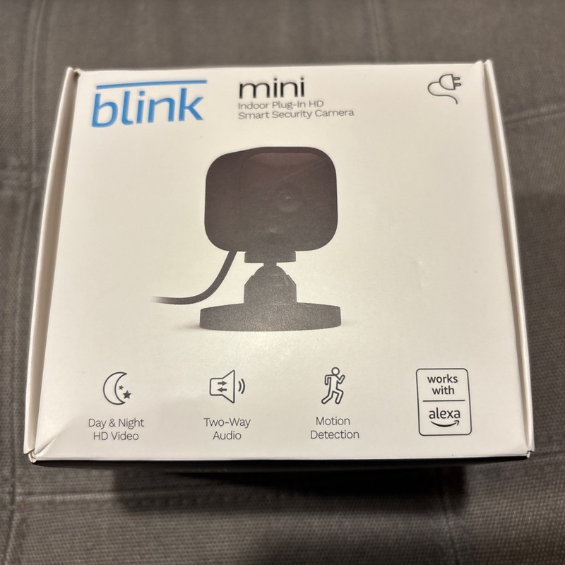 Blink BCM00300UB Mini Indoor 1080p Wi-Fi Security Camera – Black