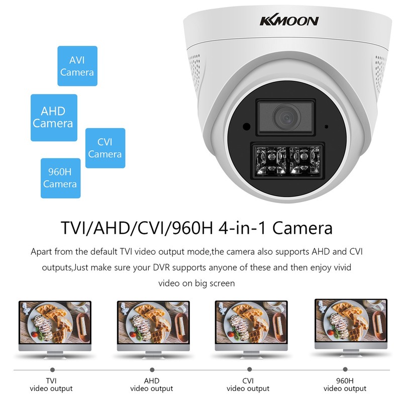 720P Analog Security Camera Surveillance CCTV Camera Outdoor Weatherproof I EUAF gallery