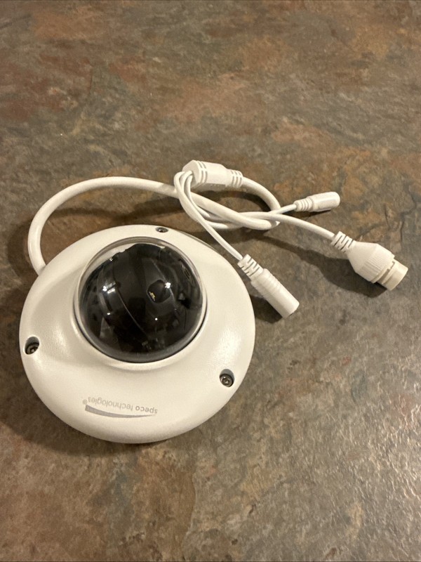 Used Speco O4P4 H.265 Mini Dome AI IP Camera, IR
