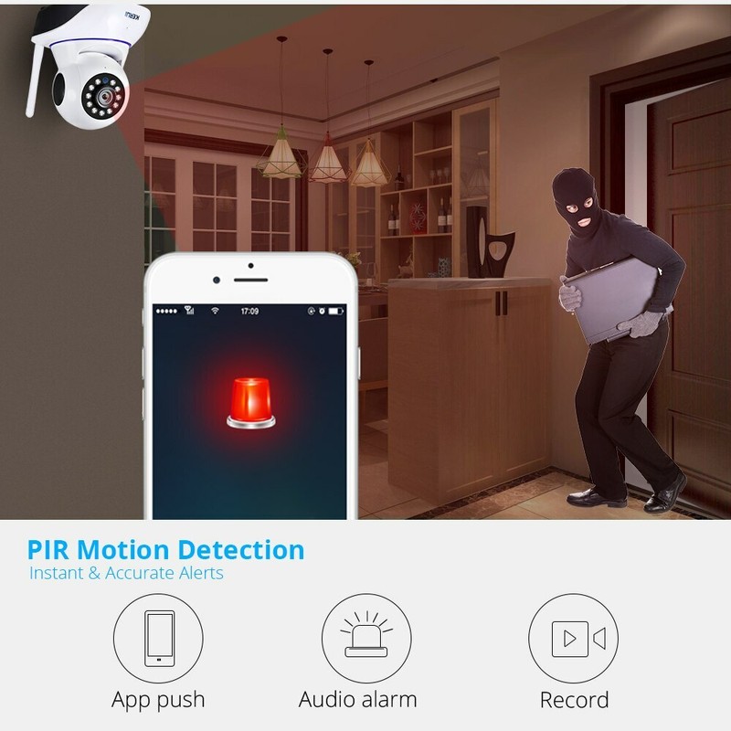 KERUI CCTV Mini Indoor Wireless Security Camera Home 720P 1080P gallery
